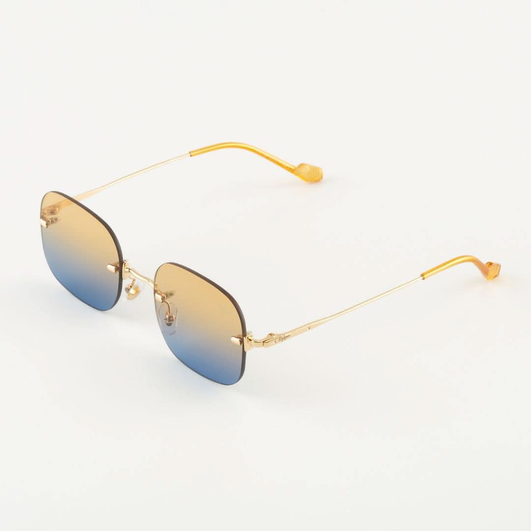 Ochelari de soare Marceau Blue-Yellow la preț redus